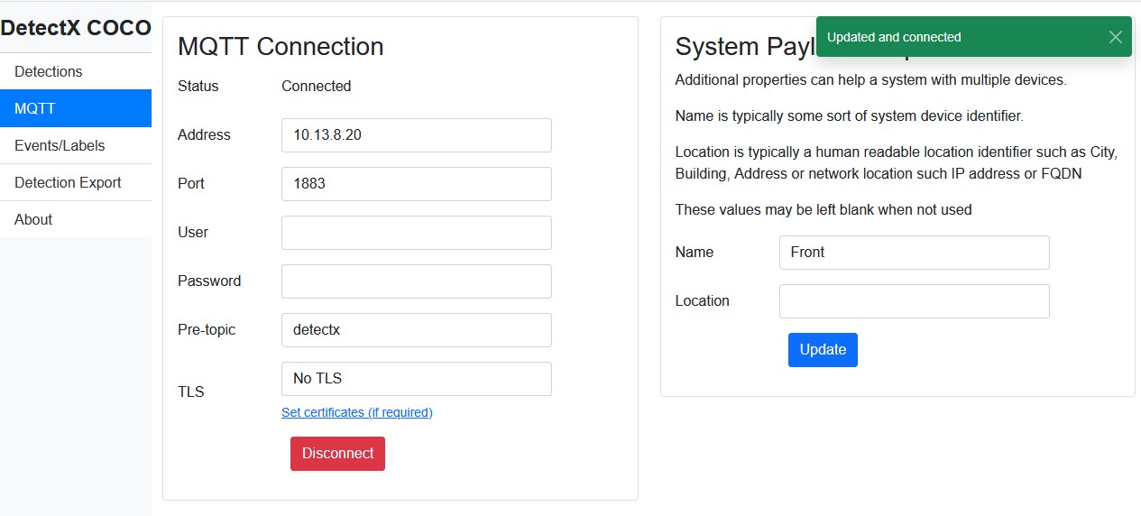 MQTT Page