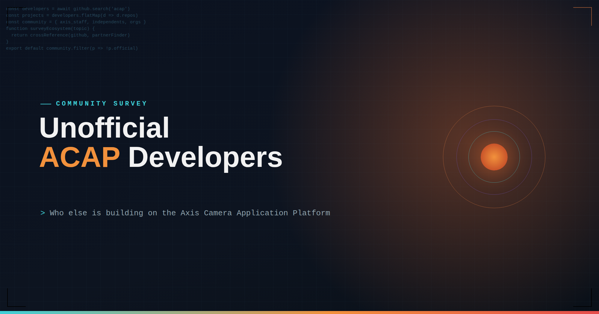 Unofficial ACAP Developers
